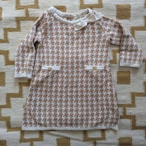 Hope & Henry houndstooth sweater dress